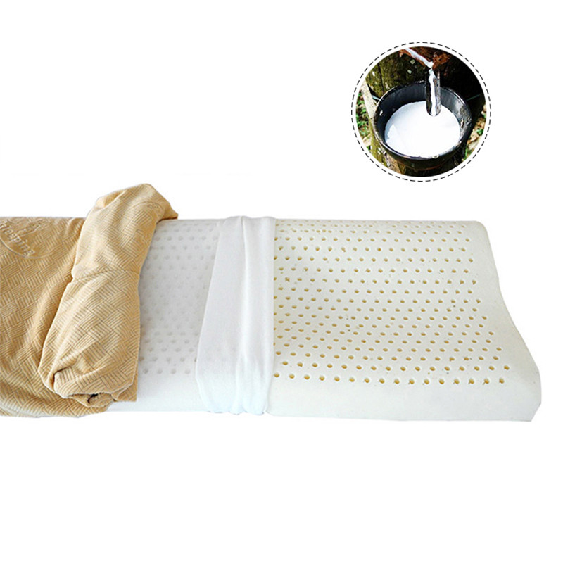 Bolster couples long latex foam bedding pillow (5)