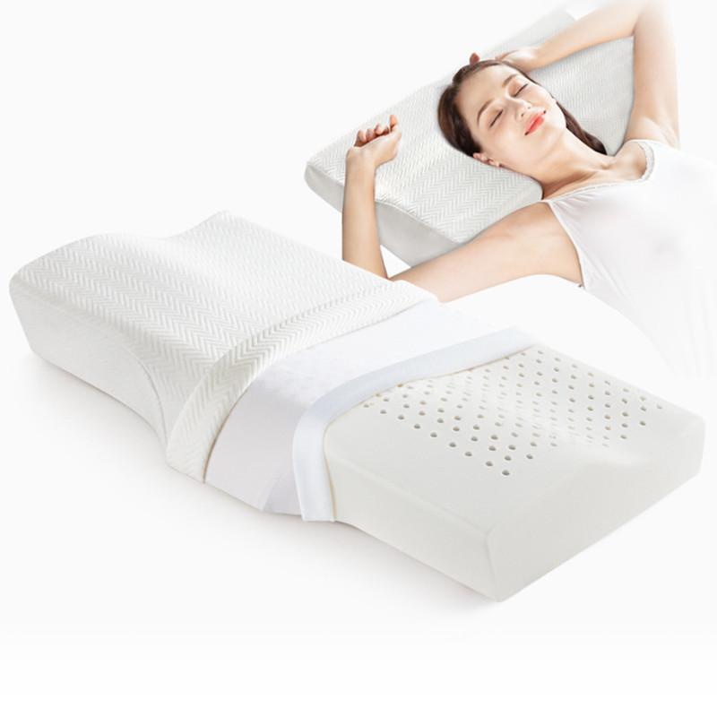 Contoured butterfly-shaped ergonomic pillow (7)